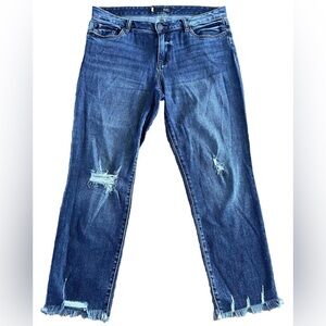 Kut from the Kloth Reese Ankle Straight Leg Jeans Size 10